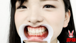POV: Natural teeth but with potential cavities!! Beautiful woman Suzu Shiratori cries after having her teeth slapped
