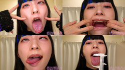 Meru Adachi - Erotic Tongue and Mouth Showing