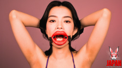 A gag on Tsubame Ameyori! Dripping saliva and a gag (4K)