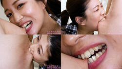 [Bite] Her cute double tooth pierces! Minaho&#39;s serious bite - Body edition [Minaho Ariga]