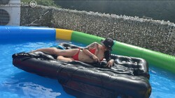 Huge balls in the pool! Rubber vacuum beds! Inflation! Full call for bondage play!