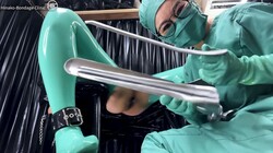 Anal play with a horse speculum!