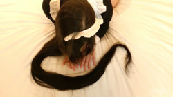 ``Super Long Hair Maid Mitsuami Sex Waiting for Hair Fetish Master&#39;&#39; ★A super long hair maid whose hair fetish husband makes her serve only to relieve her own sexual desire, is strictly disciplined from morning till night and indulges in hair fetish play